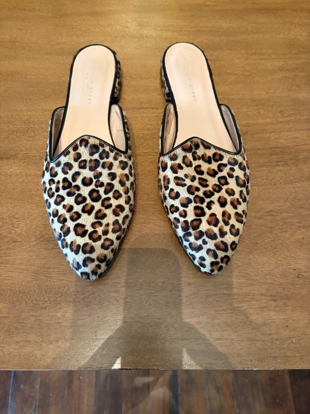 NWT Patricia Green Slip-On Calf Hair Shoes. Size 10